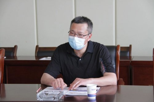 “千名干部进千企”-襄阳市委巡察办主任刘明莅临半岛电竞(中国)半岛有限公司官网重工